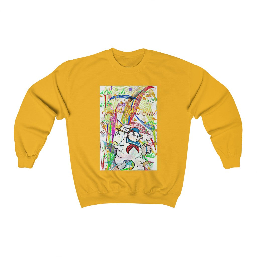 "4/20 Spark That" Powder Puff Sweater