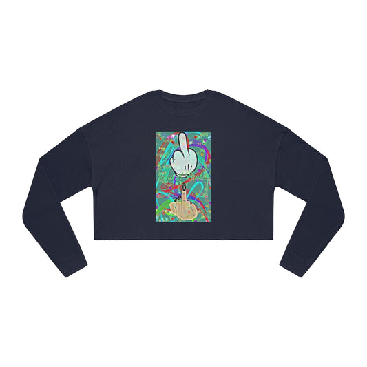 "How I Feel" Get Out Your Feelings Crop Sweater