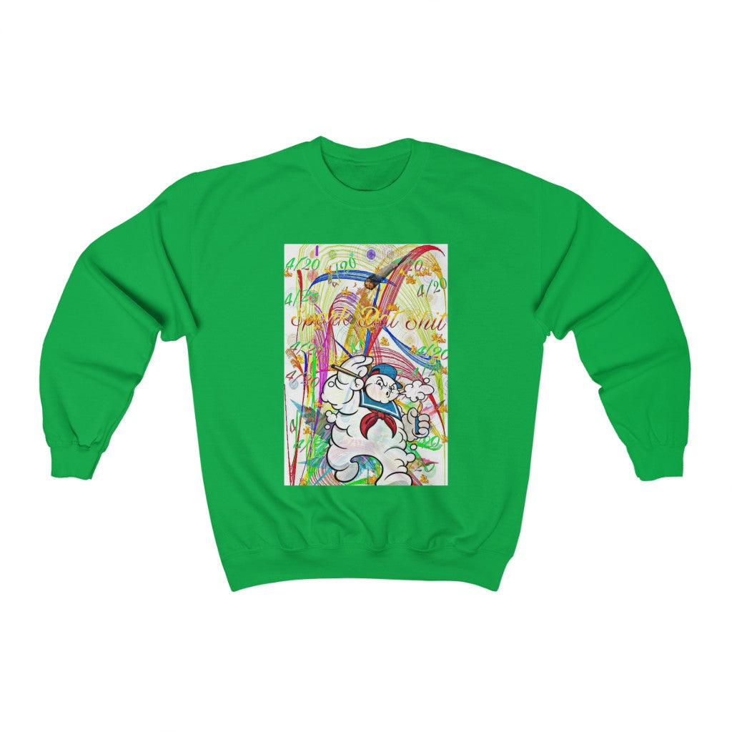 "4/20 Spark That" Powder Puff Sweater