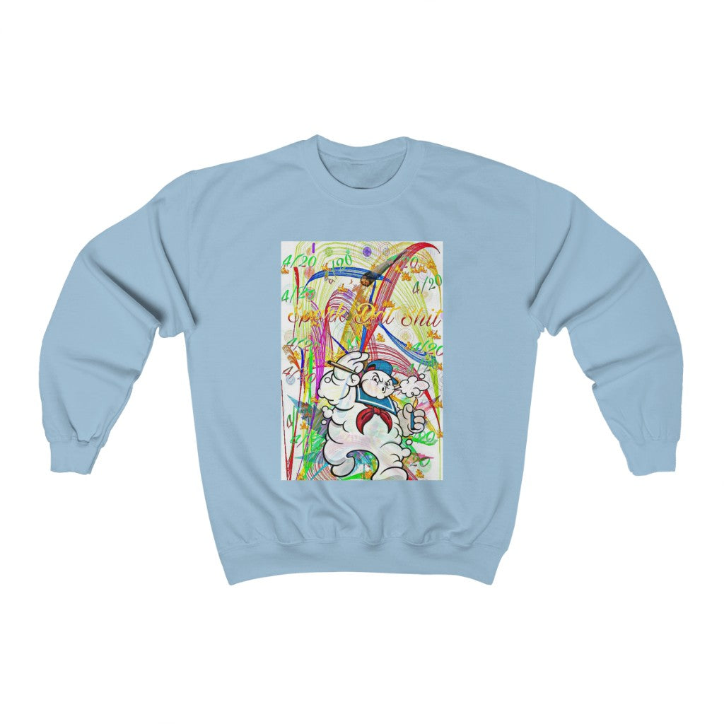 "4/20 Spark That" Powder Puff Sweater
