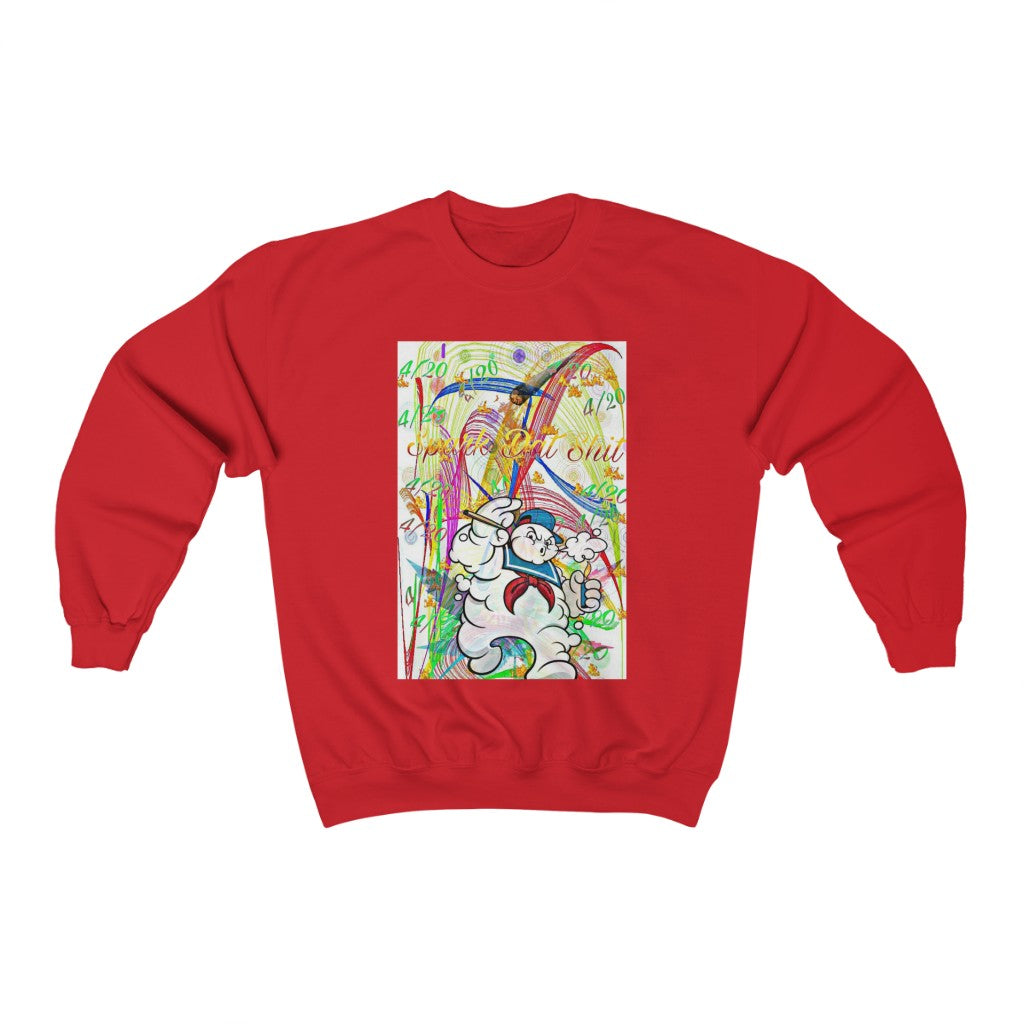 "4/20 Spark That" Powder Puff Sweater