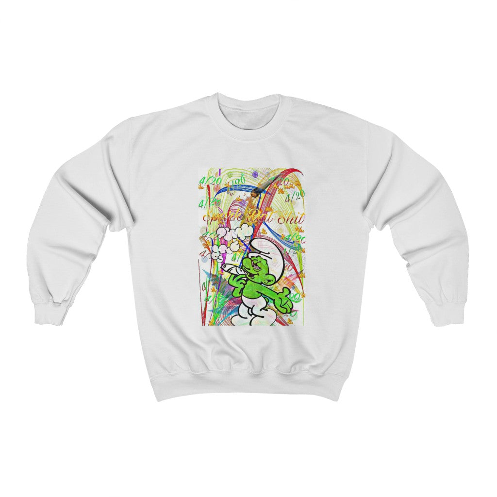 "4/20 Spark That" Smurf Sweatshirt