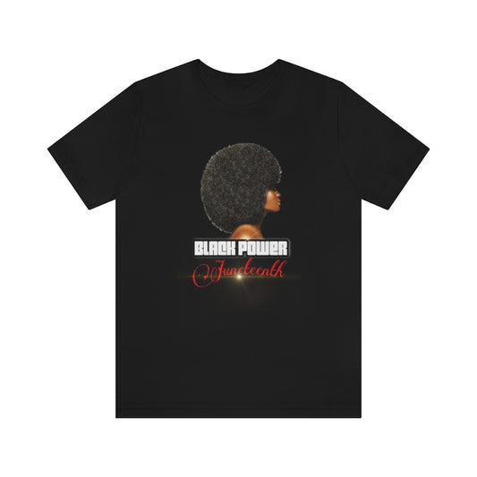 "Black Power Afro" Juneteenth Tee