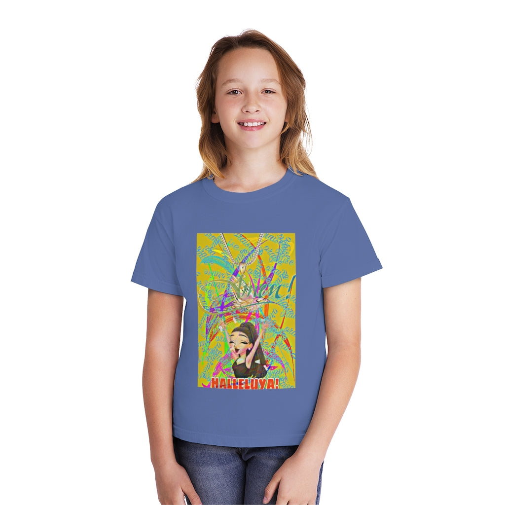 "Amen" Halleluya Girl Kids Tee