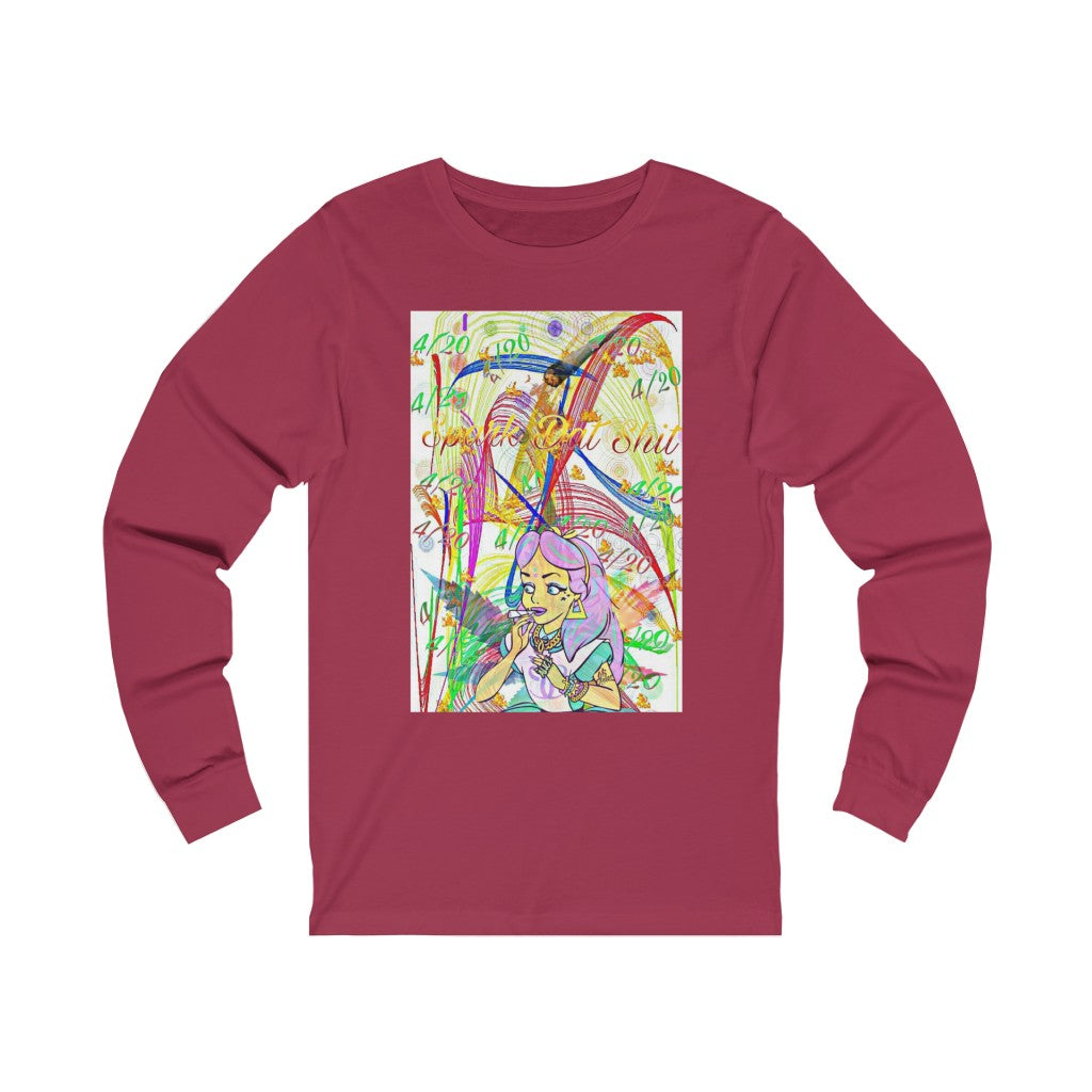 "4/20 Spark That" Snow White Long Sleeve