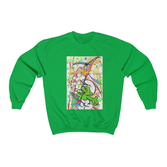 "4/20 Spark That" Smurf Sweatshirt