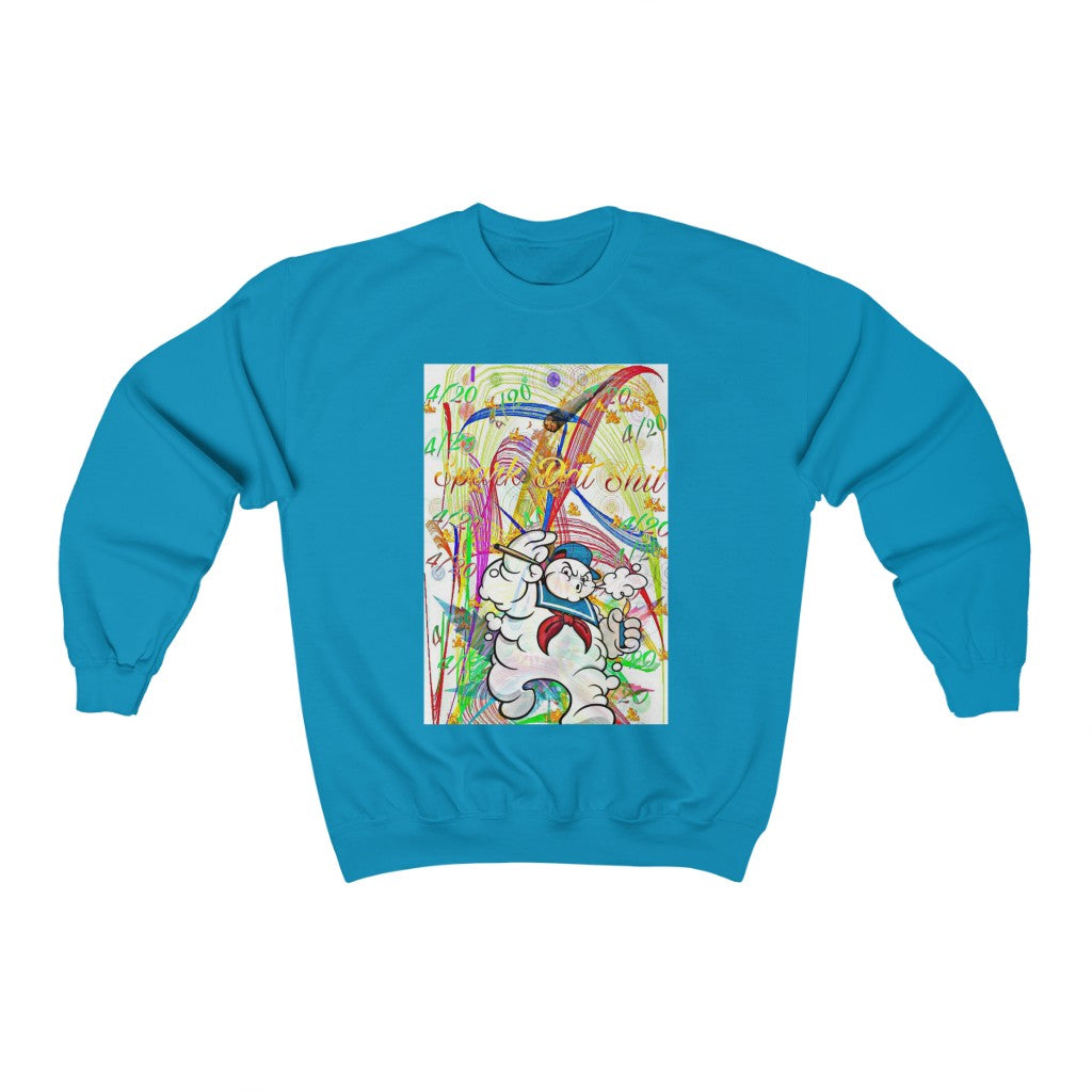"4/20 Spark That" Powder Puff Sweater