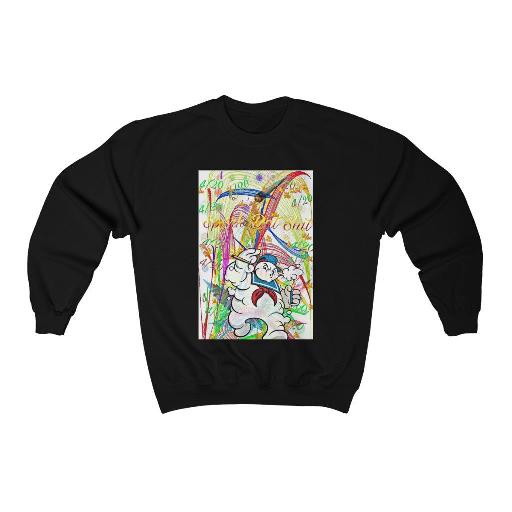 "4/20 Spark That" Powder Puff Sweater